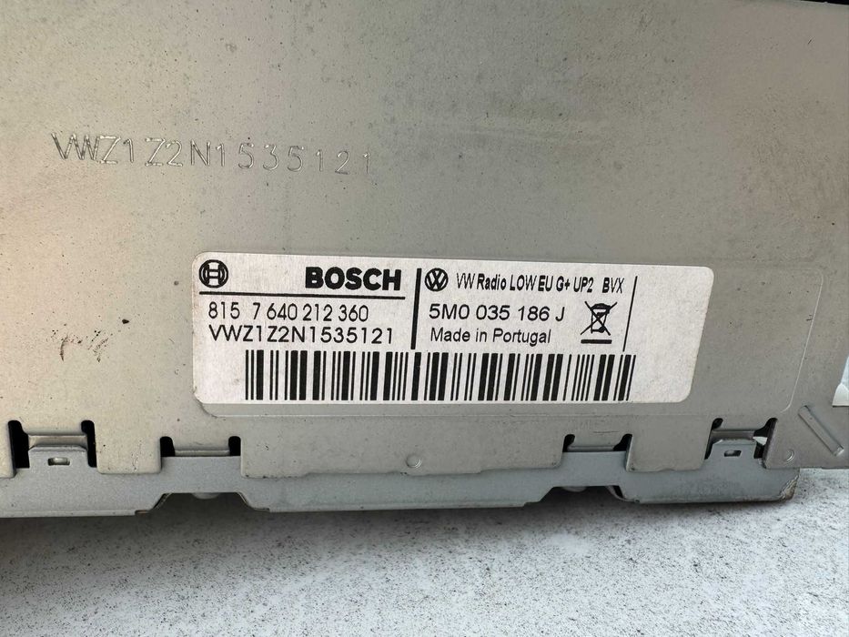 Radio Volkswagen polo 5 (6r)