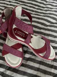 Sandały sandałki Lasocki skórzane 31 skórzane dziewczęce na lato