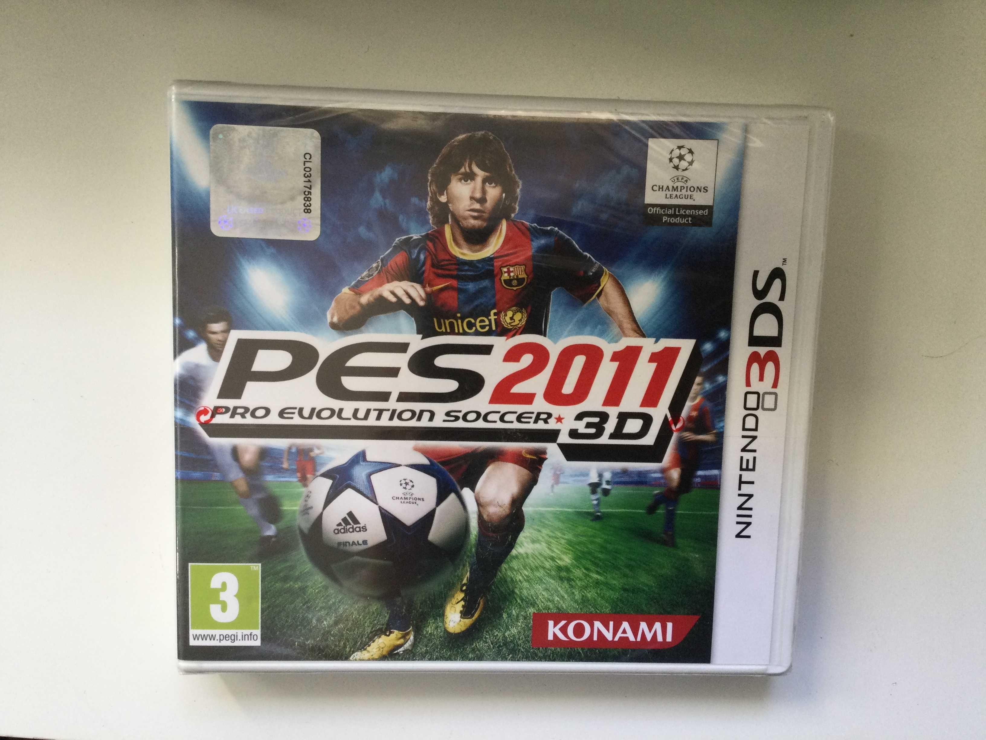 Pes 2011 - Nintendo 3DS, Pro Evolution Soccer 3D (selado)