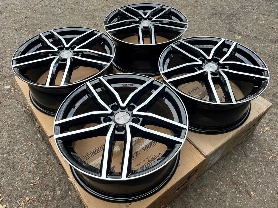 4x felga DEZENT TR dark 18"x7,5" roz 5x112 ET 42 AUDI A3 SKODA OCTAVIA