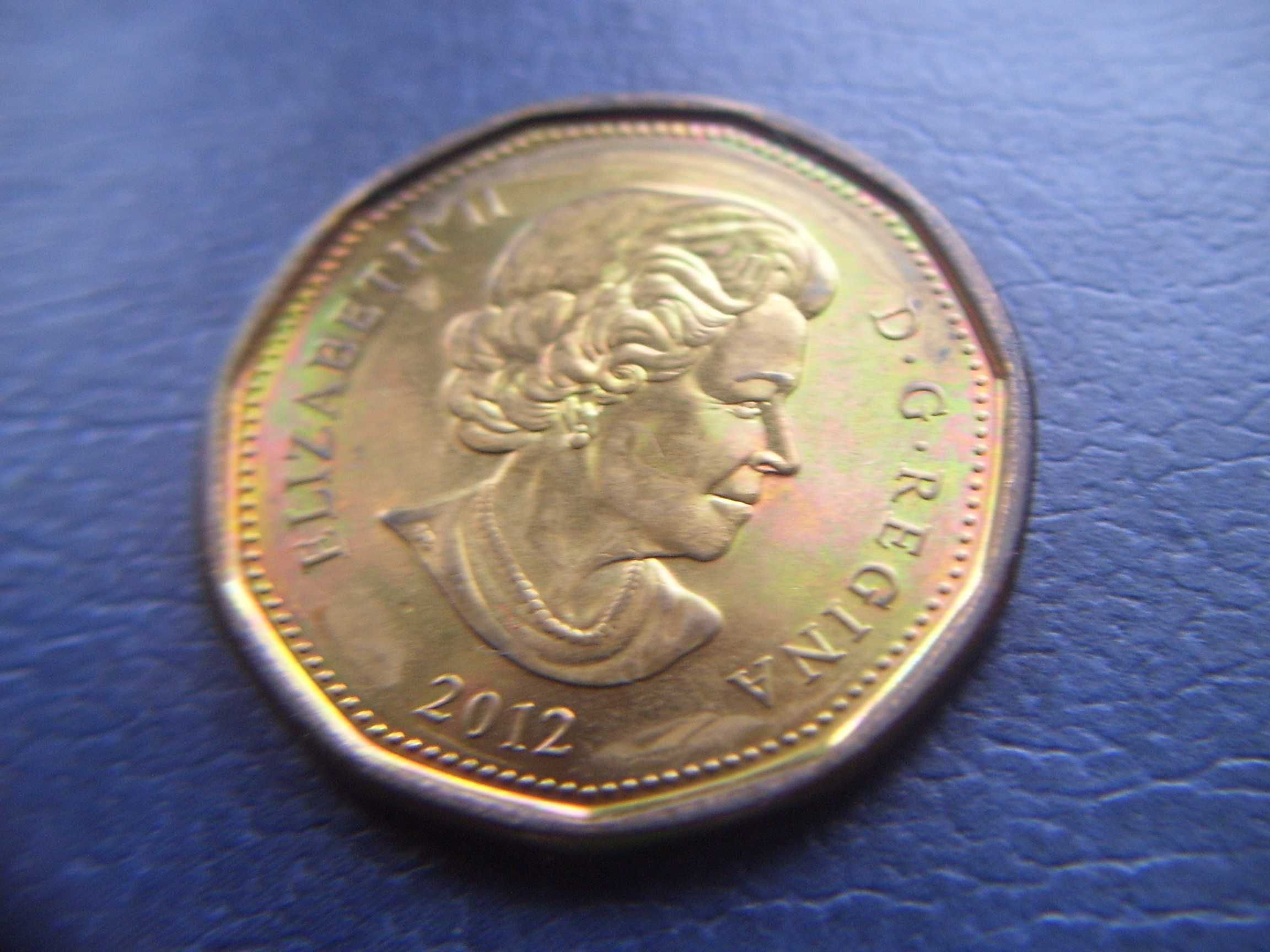 Stare monety 1 dolar 2012 Kanada stan menniczy
