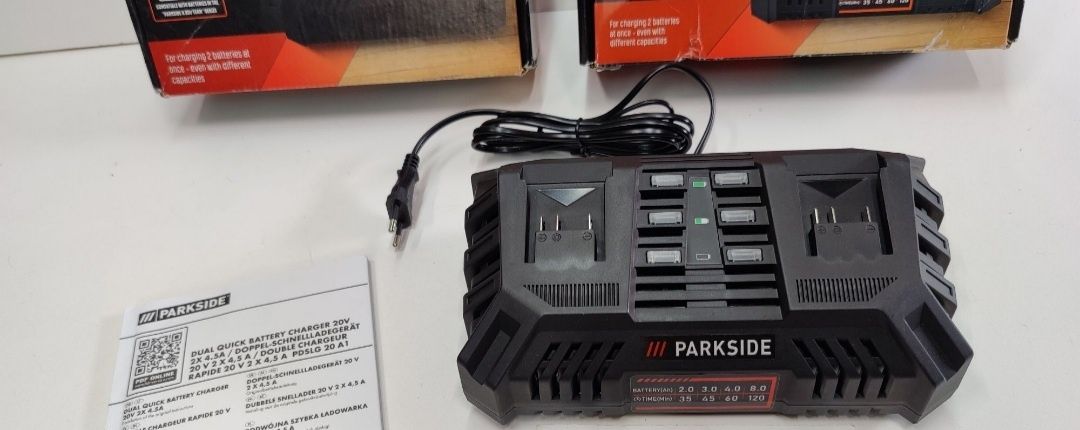 зарядка Parkside PDSLG 20/зарядне/акумулятор