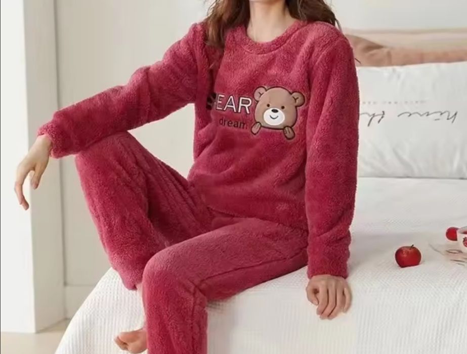 Тёплые домашние пижамы