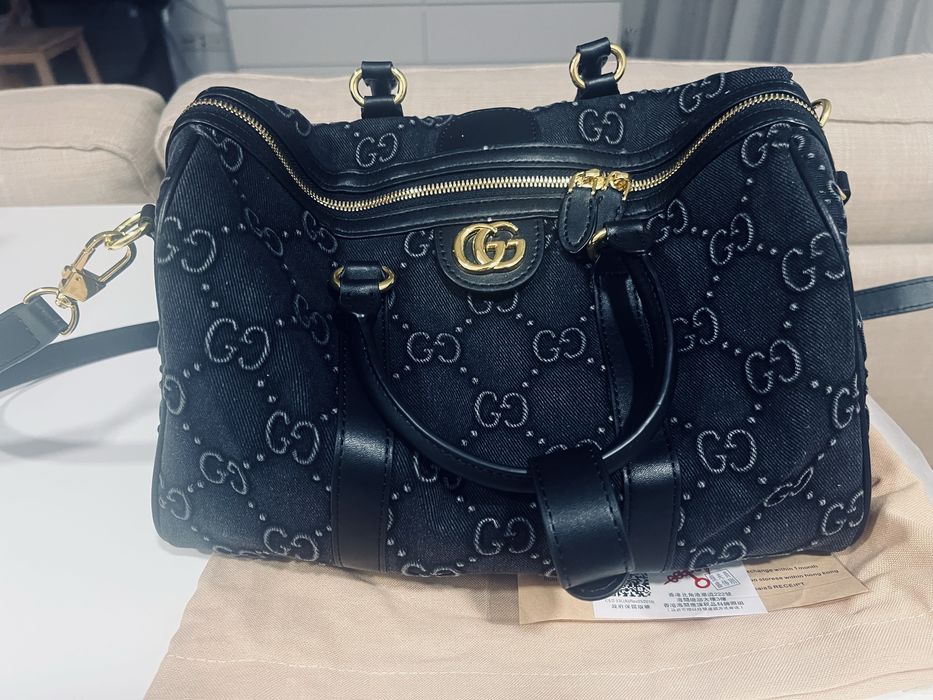 Gucci boston habdbag preta