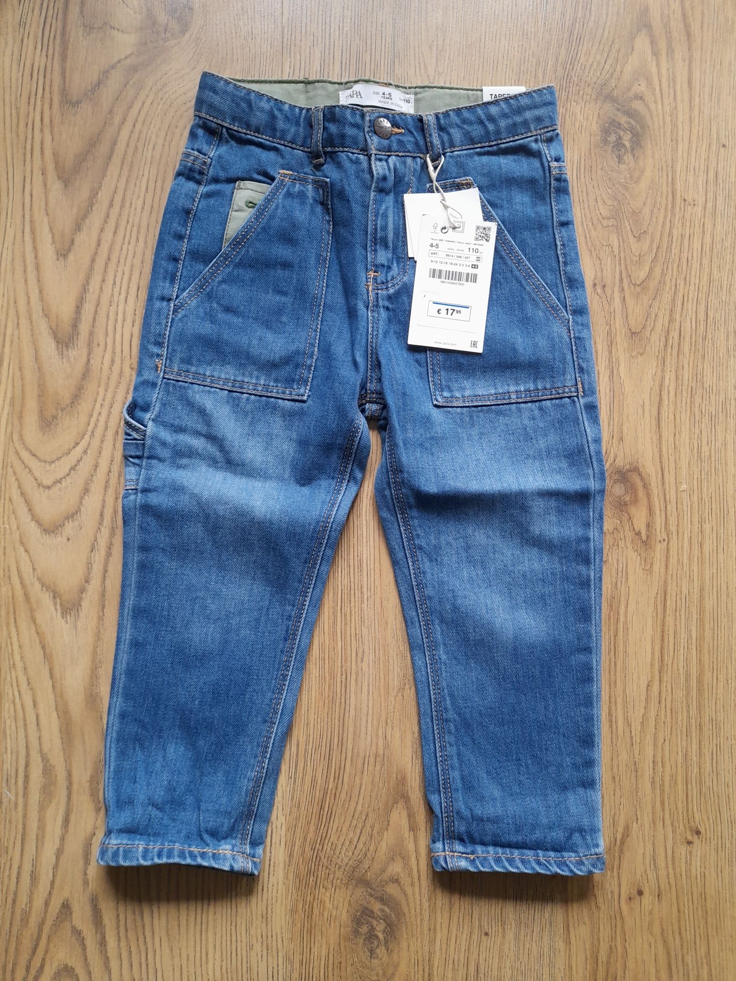 Spodnie jeansowe Zara roz.104