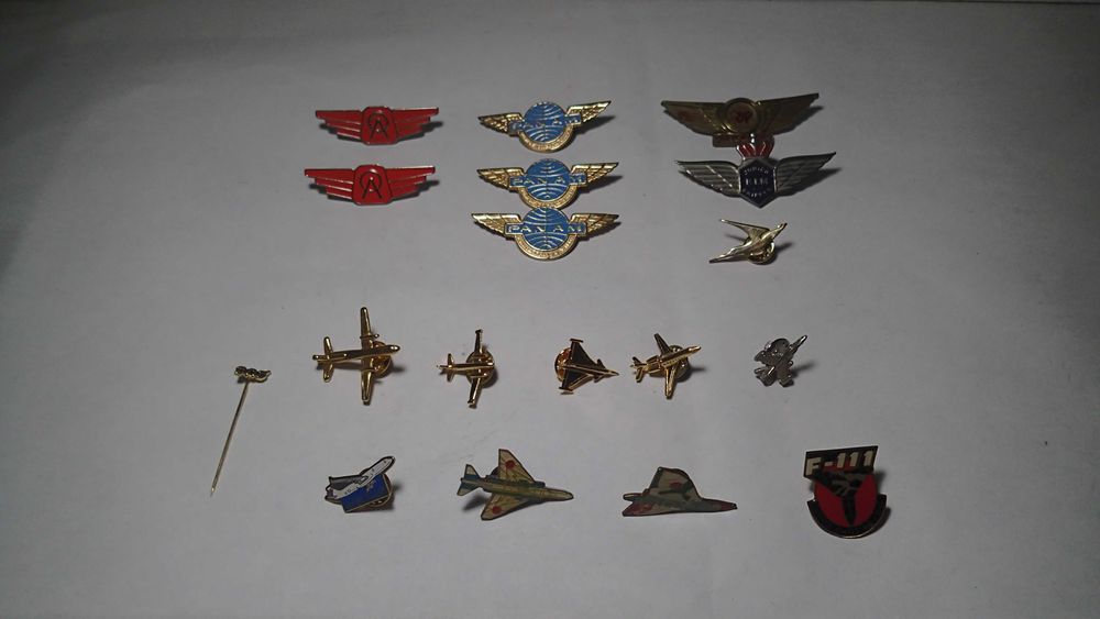Brevets e pins da aviação