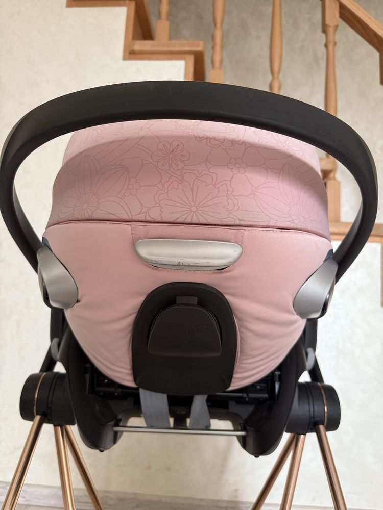 Cybex cloud z simply flowers pink сайбекс міос пріам