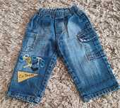 Spodnie jeans r. 86