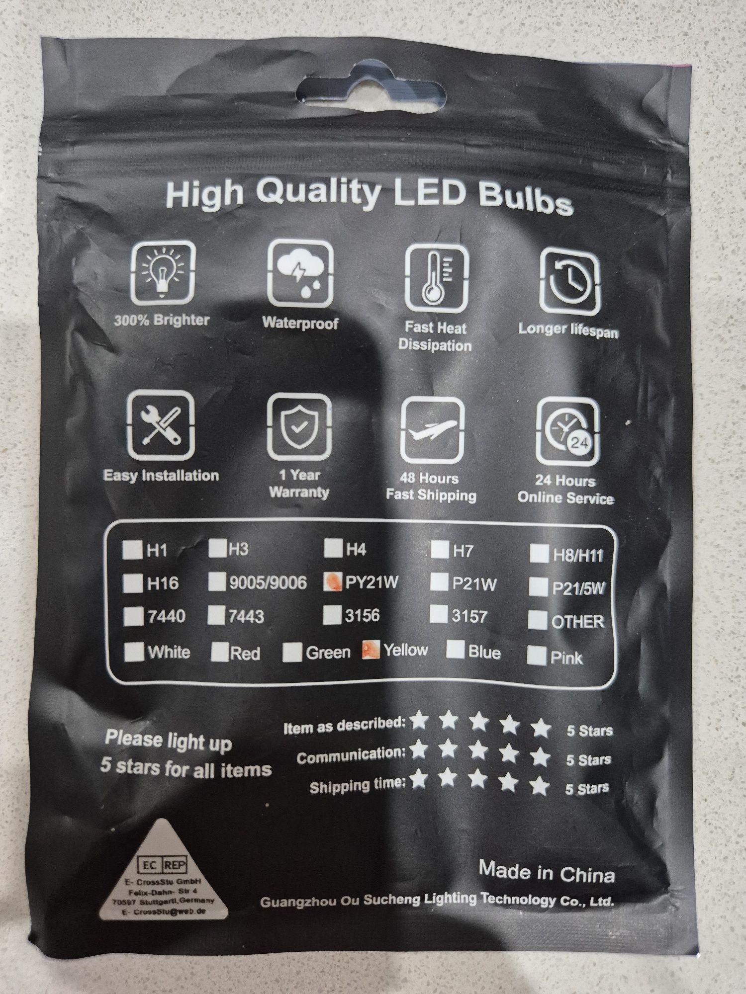 Luzes LED automóvel NOVAS