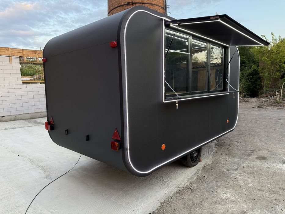 Торговий кіоск-причіп, фастфуд, кавярня, каліфорнія, шаурмічна, бургер