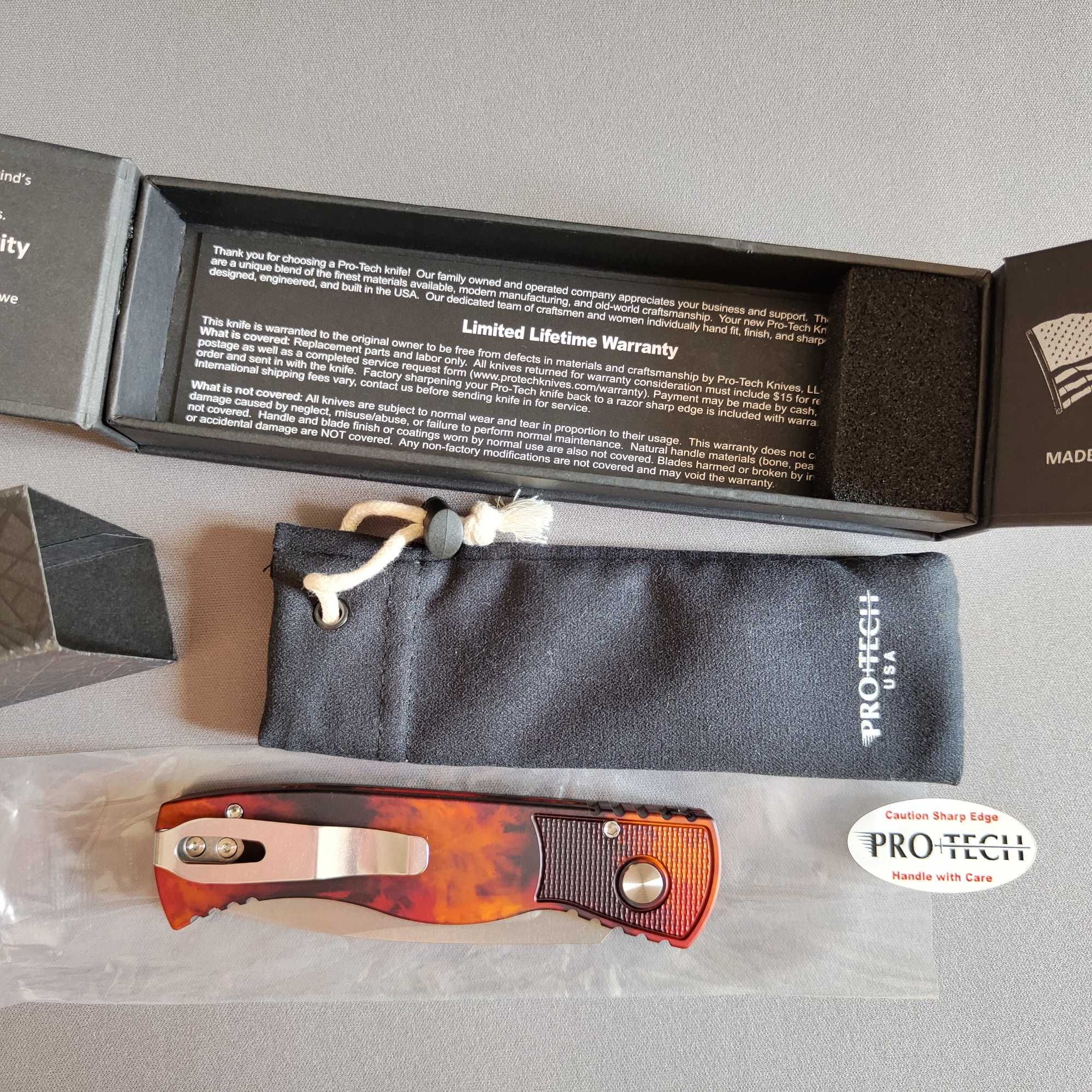 Pro-Tech TR-2 MagnaCut Custom «Del Fuego»