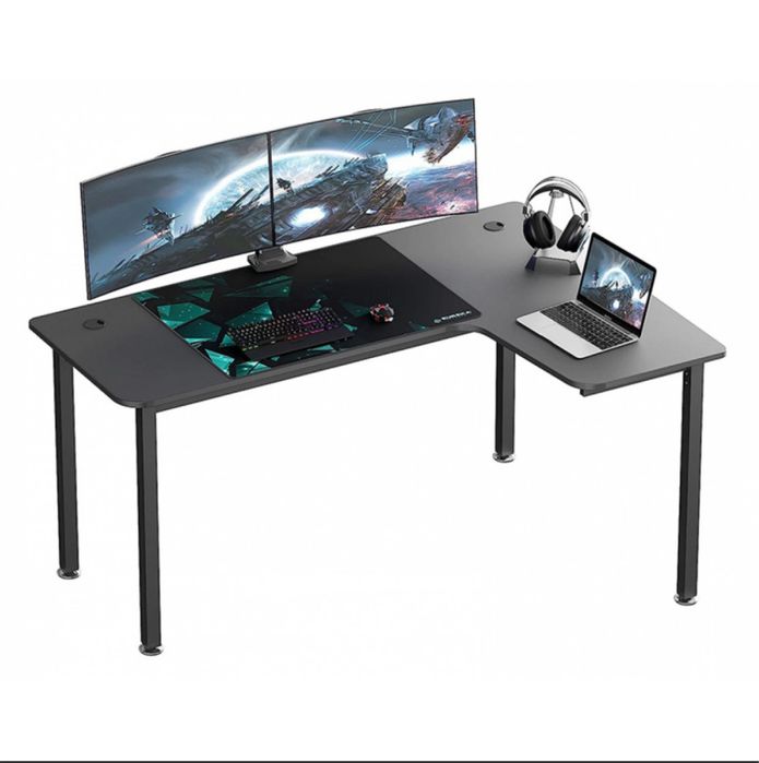 Biurko gamingowe L Eureka Ergonomic+ GRATIS