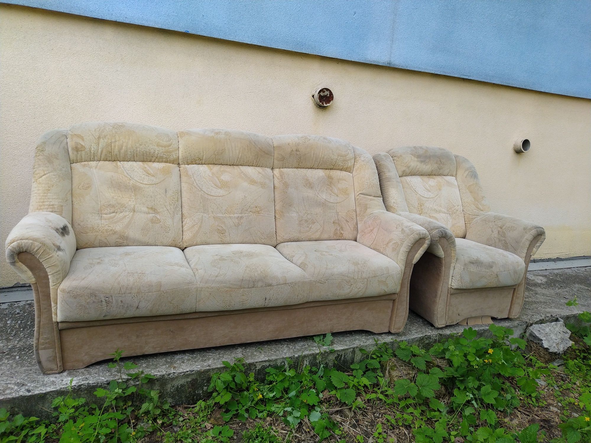 Продам діван плюс крісло бу.
