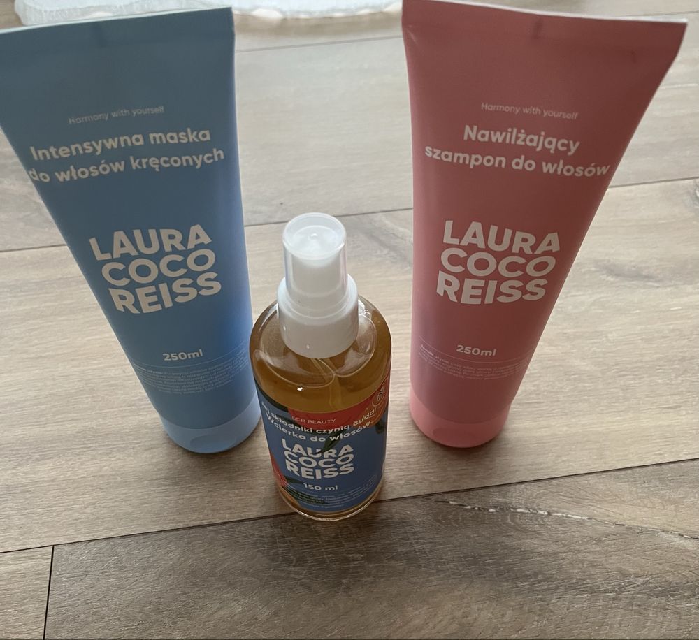 Szampon, maska i wcierka do włosów  Laura Coco Reiss