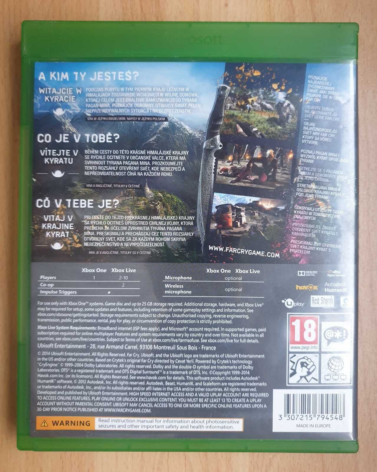 Far Cry 4 na Xbox One S X wersja PL