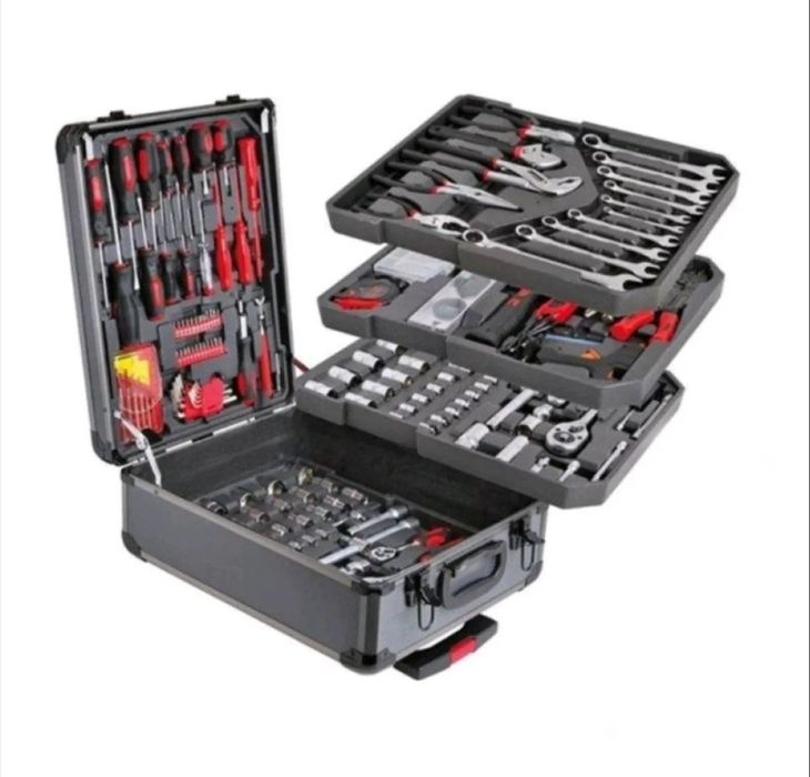 Набор инструментов WMC TOOLS 408 в чемодане С ТРЕЩЕТКОЙ