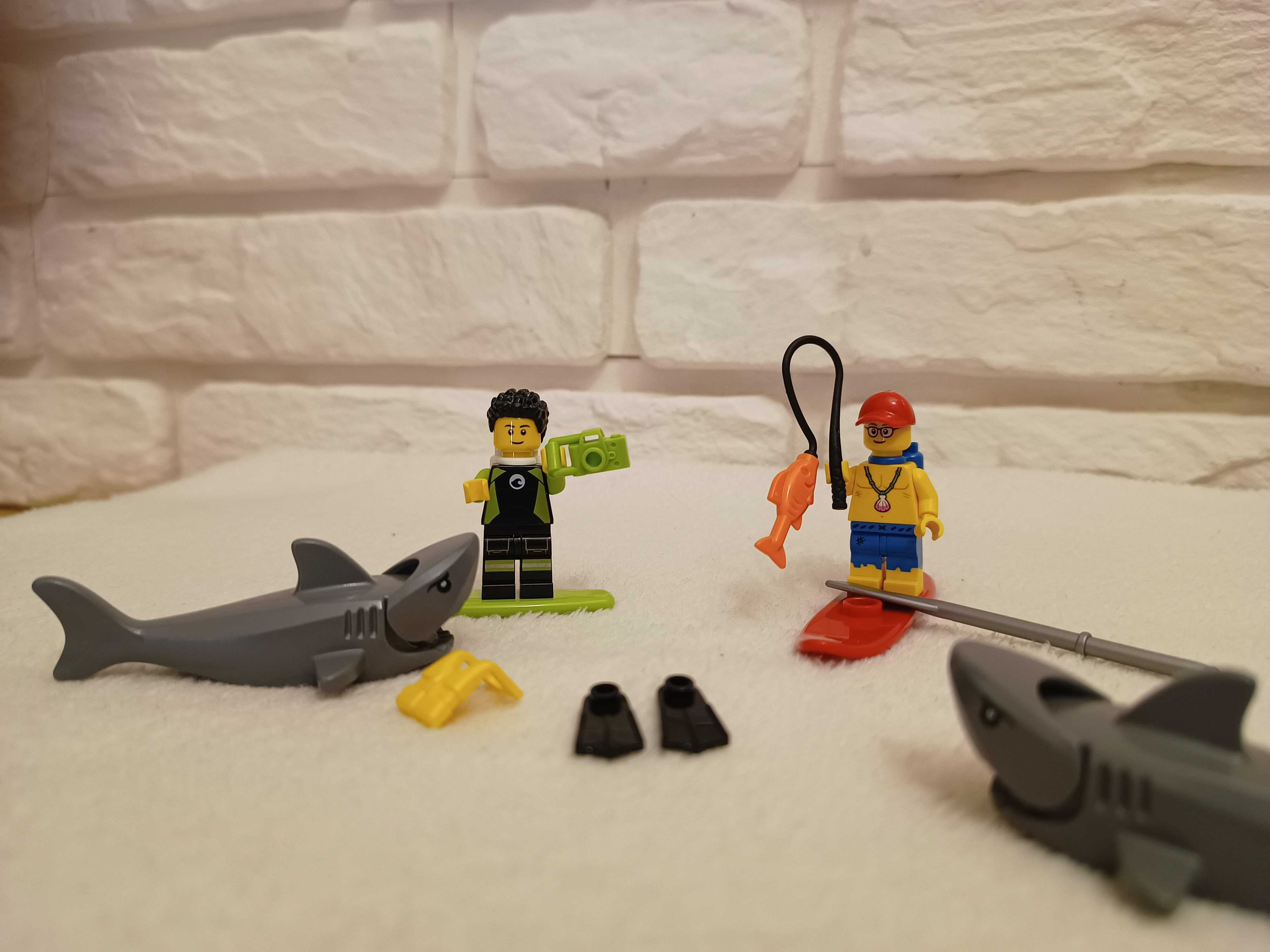 Lego ludziki + dodatki - wodne