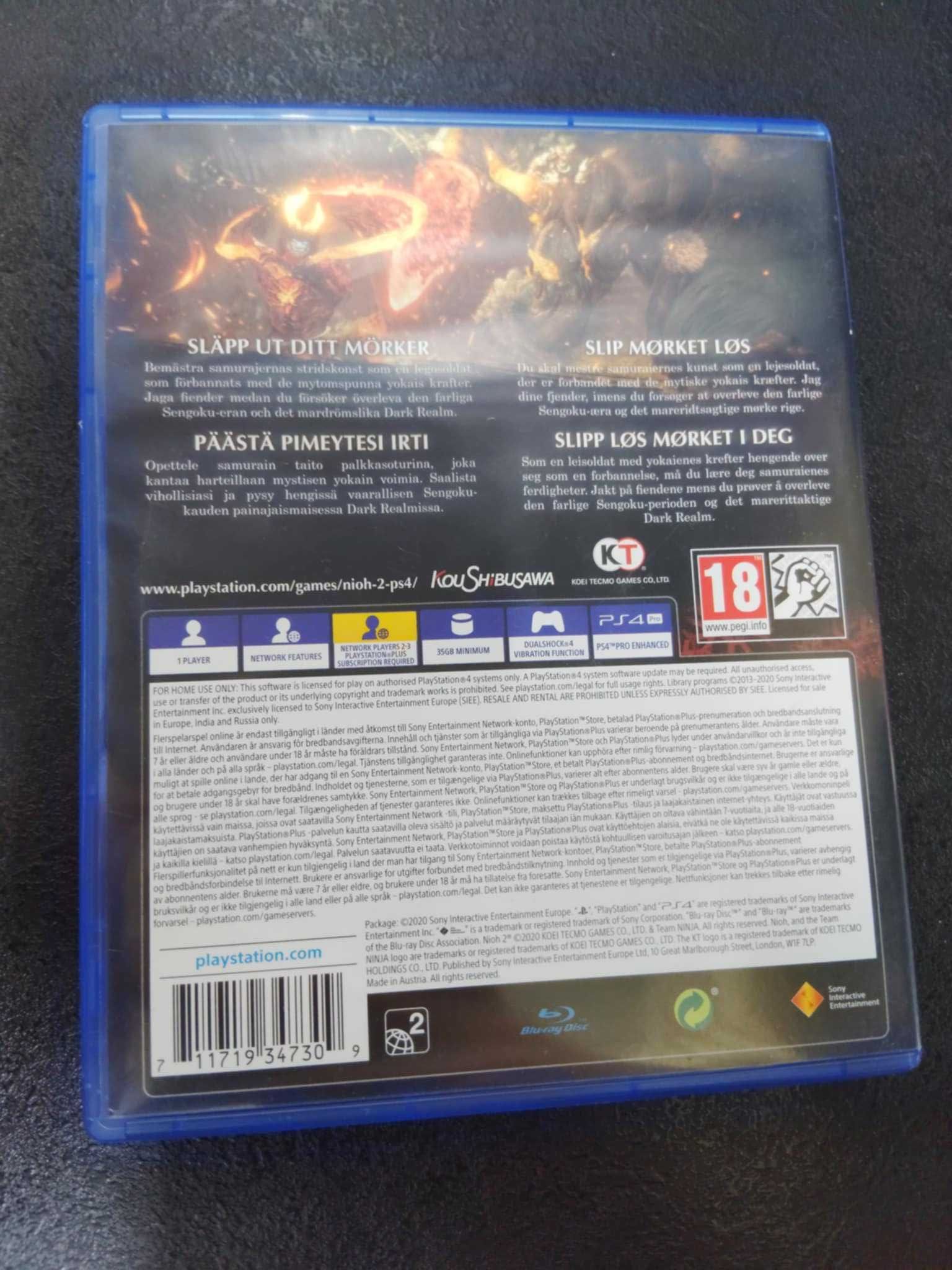 Nioh 2 PS4 i PS5
