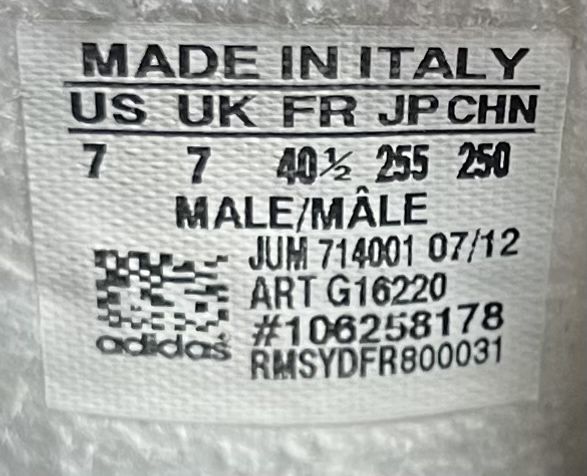 Чоловічі оригінальна тапочки Adidas 40 розмір