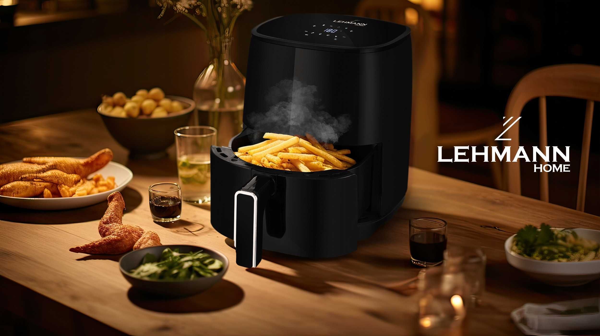 NOWOCZESNA Frytkownica beztłuszczowa AIR FRYER mocna WYPRZEDAŻ