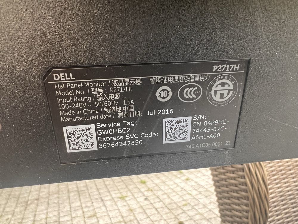 Monotor Dell P2717H