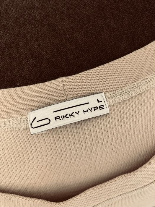 Футболка оверсайз жіноча зі щільного котону,нейтральний беж Rikki Hype