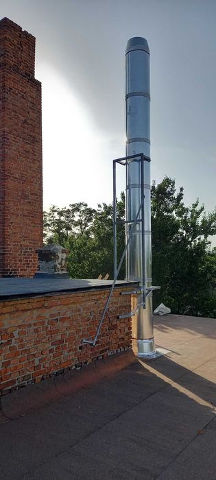 Димоходи, Монтаж, Виготовлення, Гільзування, Лист нерж.ст 0,5мм 0,8мм