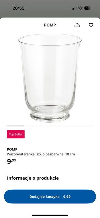 Wazony/latarenki IKEA