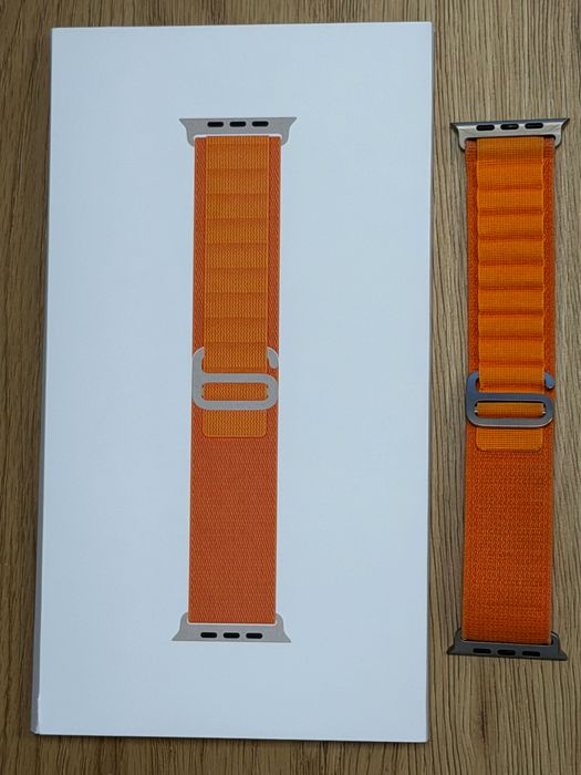 Apple Watch Ultra pasek Orange Alpine Loop rozm. M Oryginał