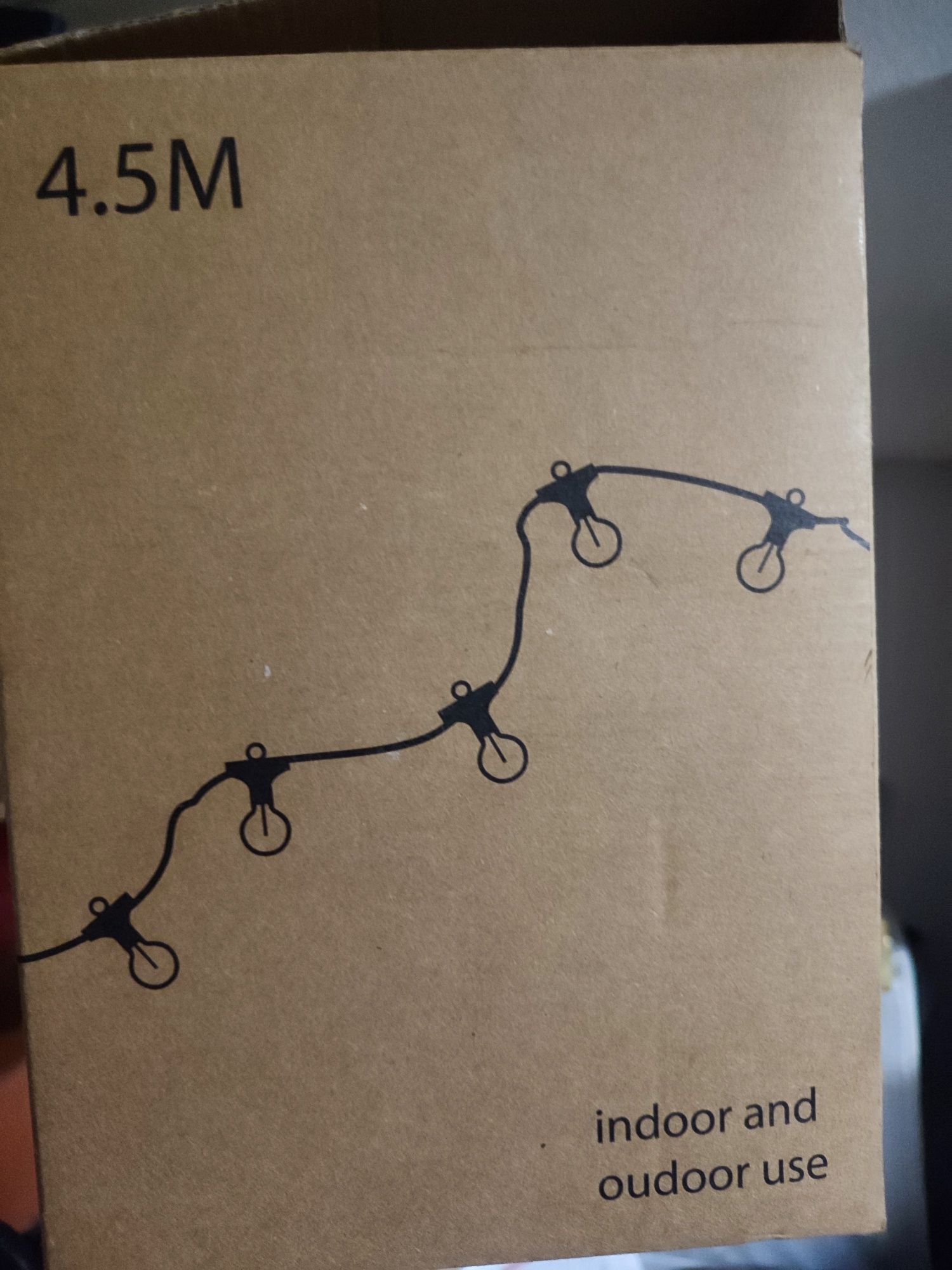 Lampki ogrodowe 4.5m