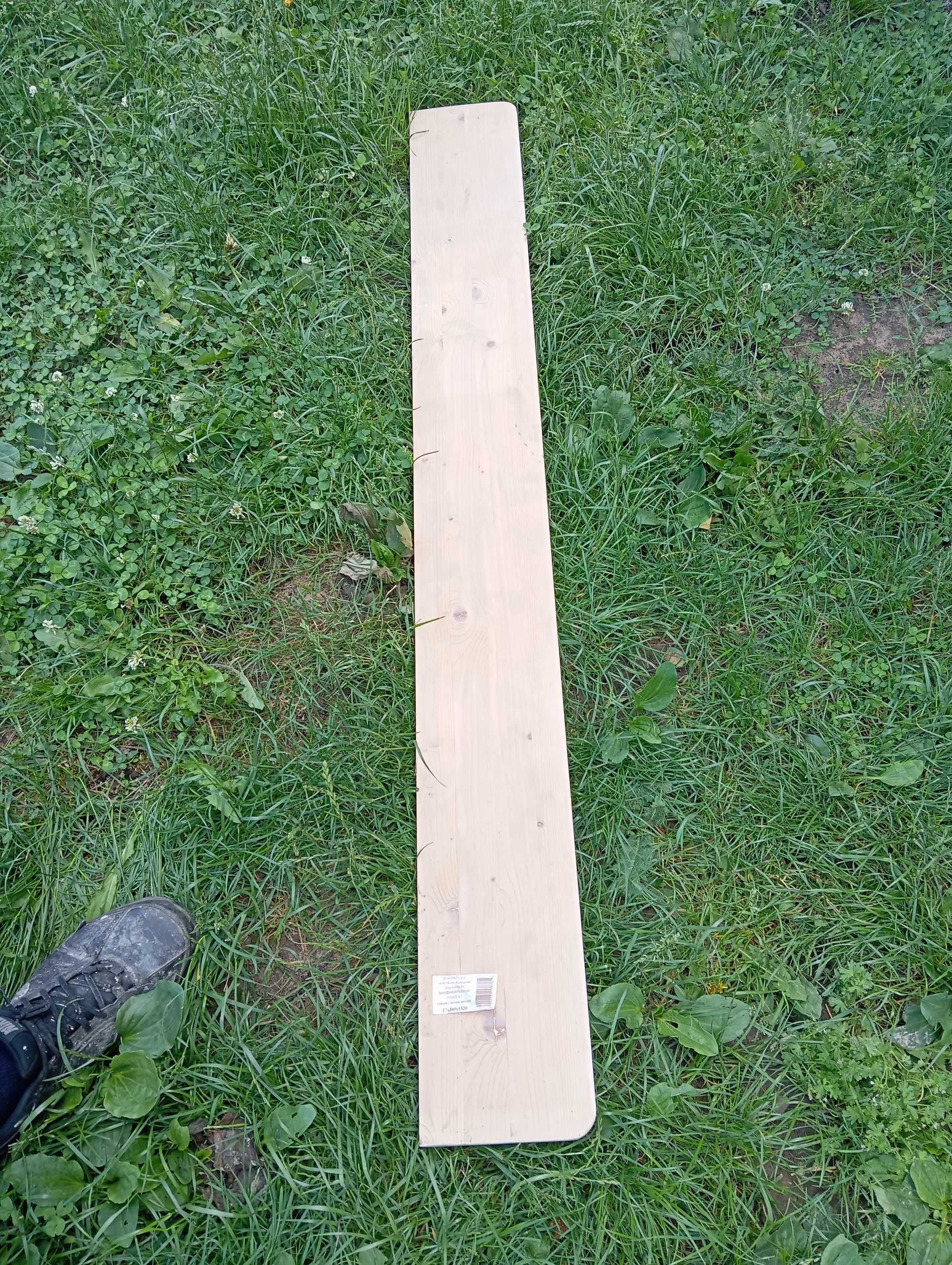 Parapet świerkowy 27x300x1250