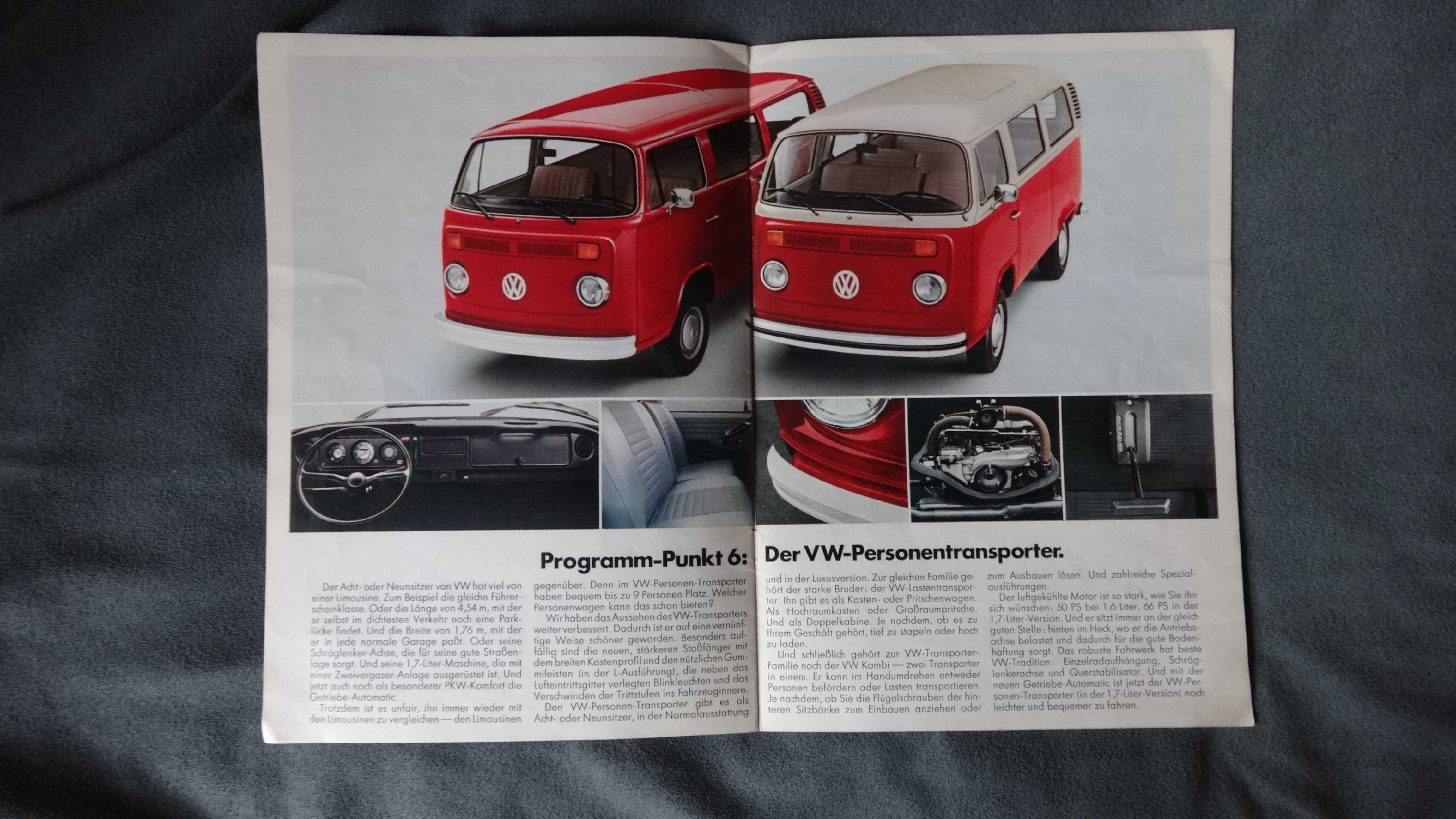 Prospekt Volkswagen 1973