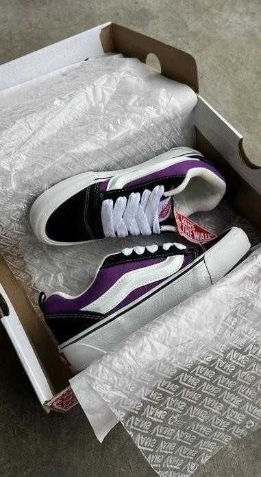 Кеды Vans KNU Skool Black Purple 36-45 ванс Sale