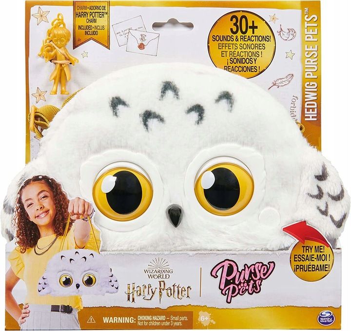 Purse Pets Harry Potter Sowa Hedwiga Interaktywna Torebka Dla Dziewczy