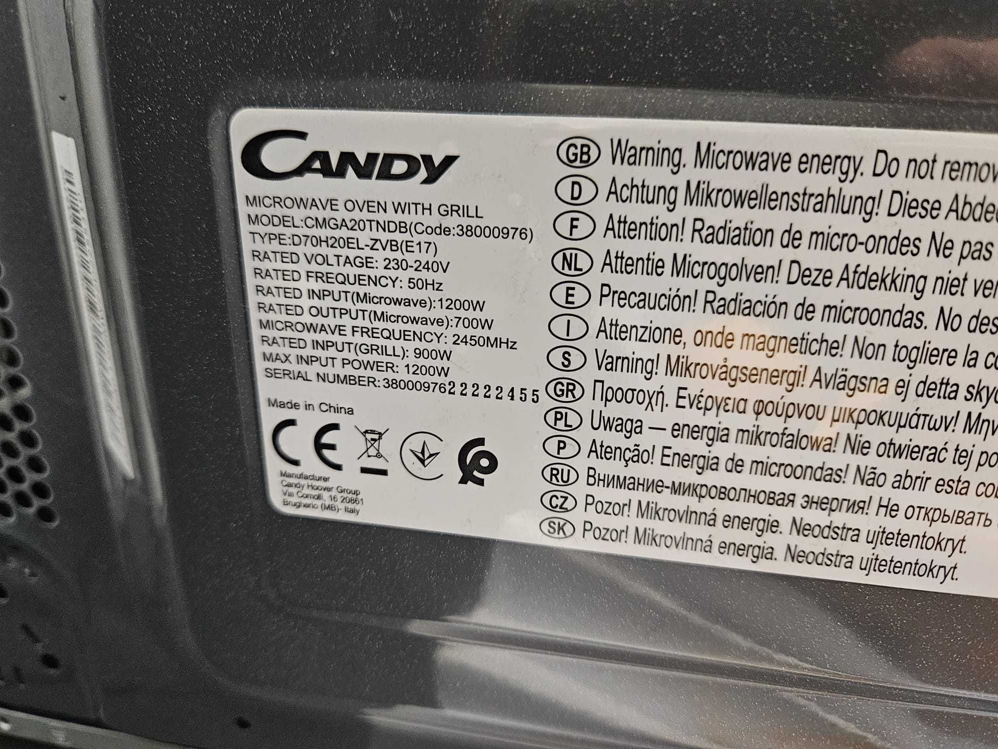 Micro Ondas Candy CMGA20TNDB