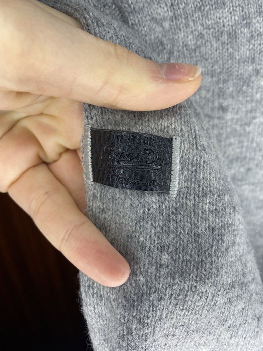 Sweter męski SuperDry Wełna Jagnięcia