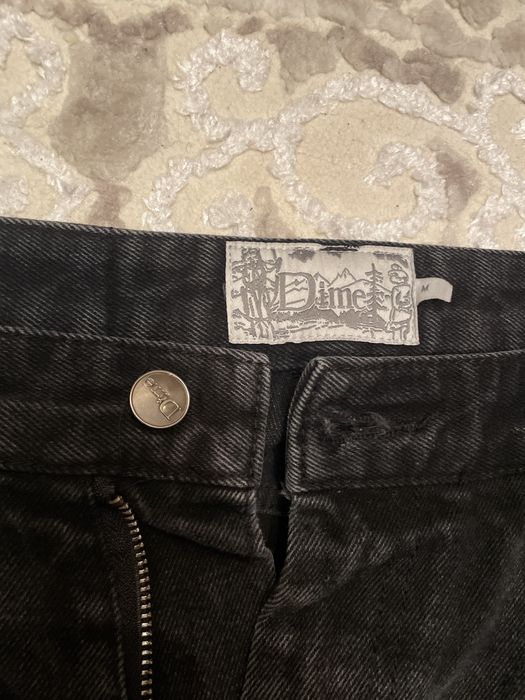 Джинси дайм:чорні,світлі(розмір м)