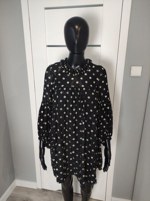 Sukienka damska grochy Zara rozmiar S