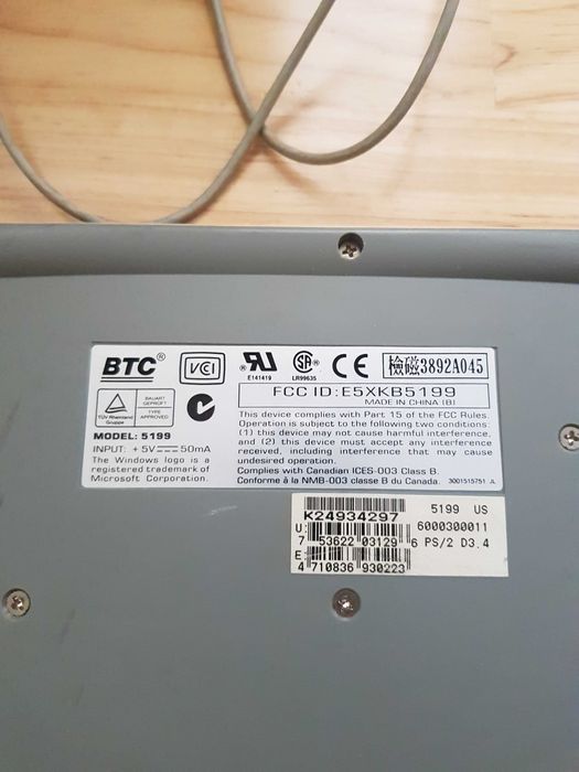 Klawiatura retro BTC