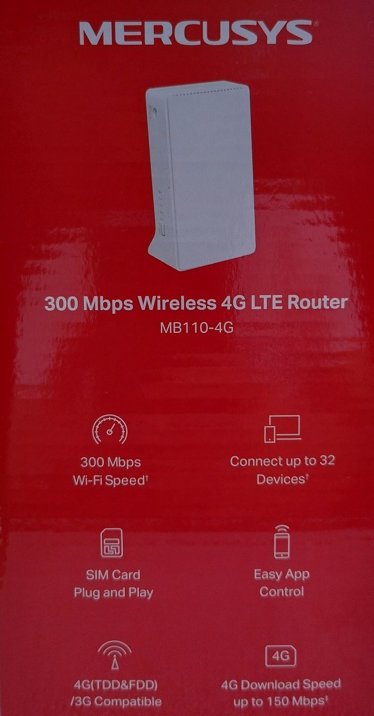 Router WiFi Mercusys MB110-4G