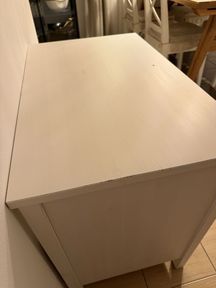 Szafka rtv Ikea HEMNES - komoda, stolik nocny - bejca