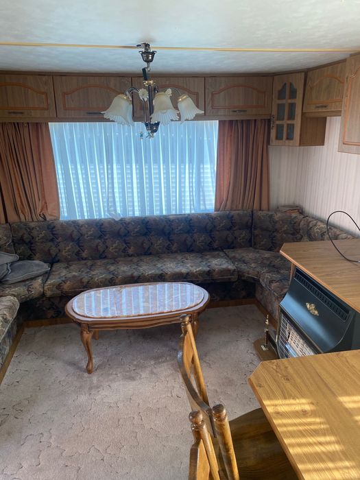 Domek holenderski angielski przyczepa kempingowa carawan