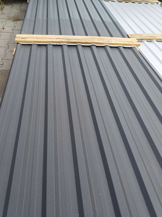 blacha czarny mat trapez t18tanio okazja dostępna od ręki