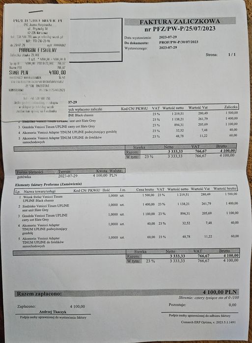 Wózek Venicci Tinum Upline 3w1 + śpiworek z wełny owczej gratis!