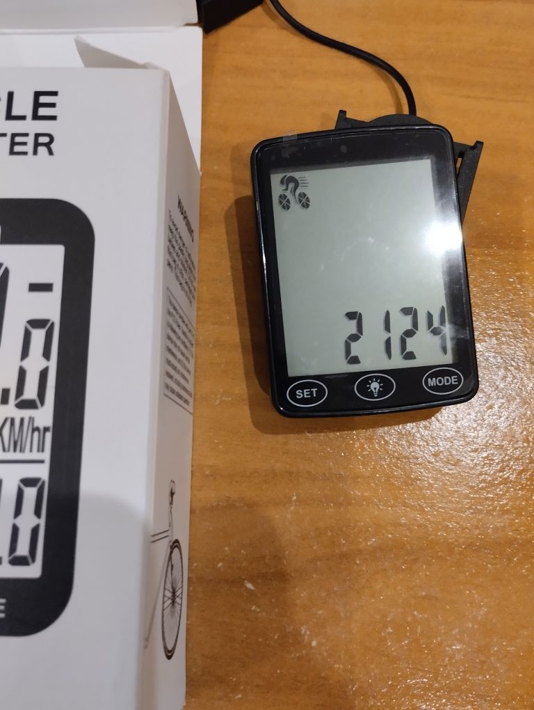 Mini computador para bicicleta. Novo em caixa e com instruções