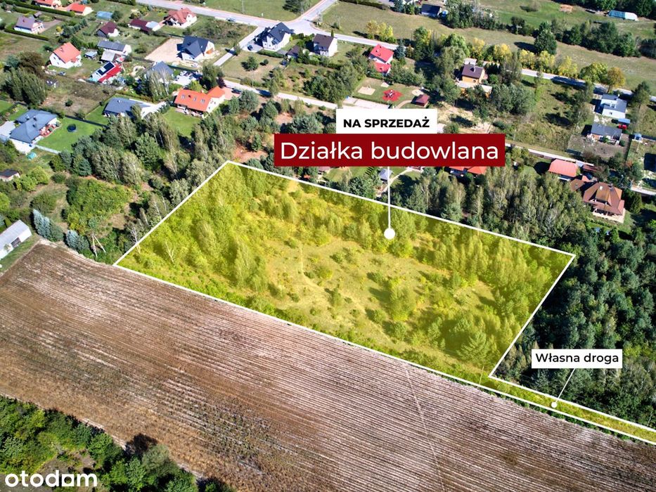 Działka z MPZP 1,1 ha – pod funkcjonalny podział lub rezydencję