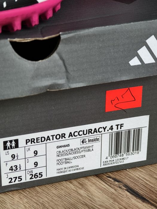 Buty Turfy Piłkarskie Adidas PREDATOR ACCURACY.4 TF (GW4645)