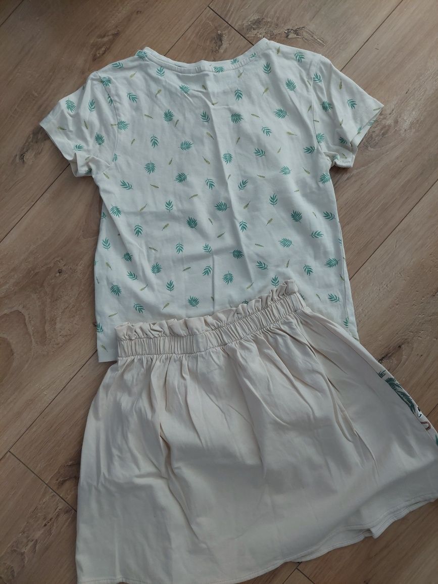 Komplet dziewczęcy safari 110/116 h&m