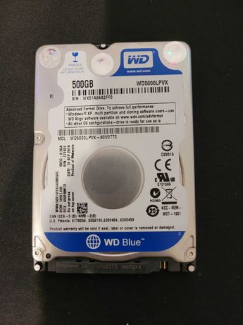 Dysk WD Blue 500GB 2.5 cala