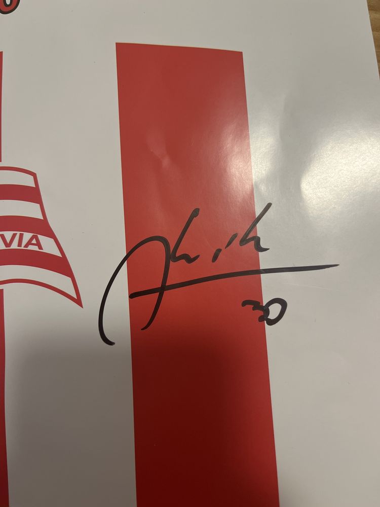 2 autografy piłkaży Cracovia